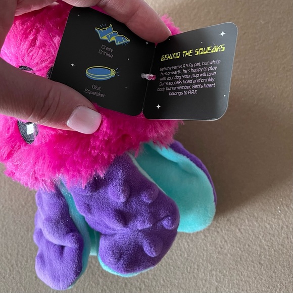 BarkBox “SETi The Peti” Two in One Dog and Puppy Toy  NWT M/L - Picture 3 of 5